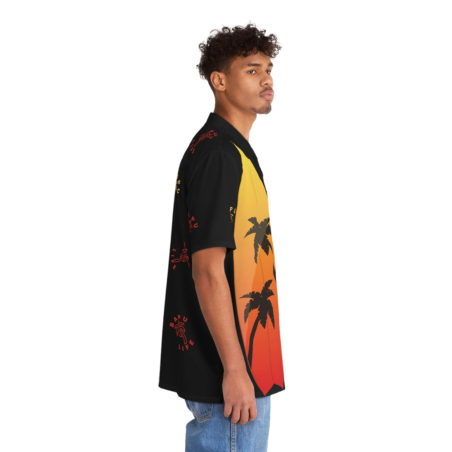 Surfing Sunset Hawaiian Shirt