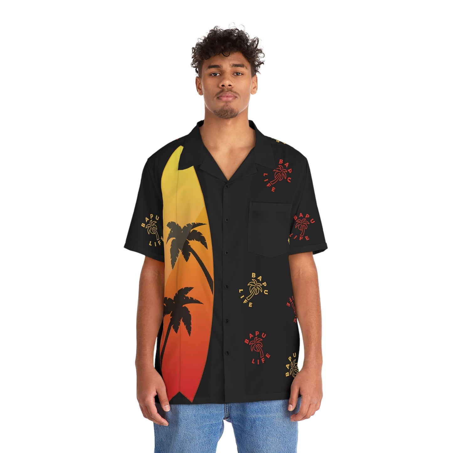 Surfing Sunset Hawaiian Shirt