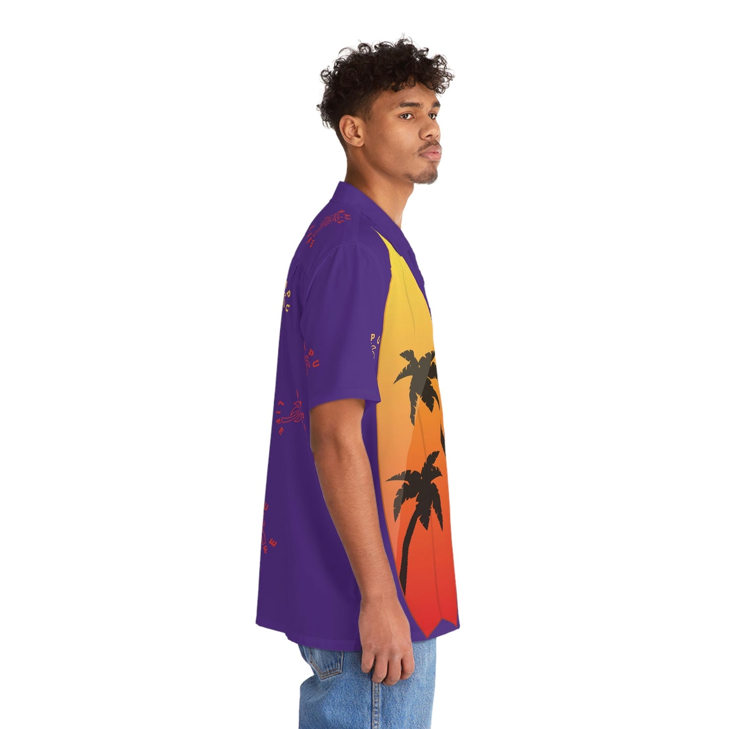 Surfing Sunset Hawaiian Shirt