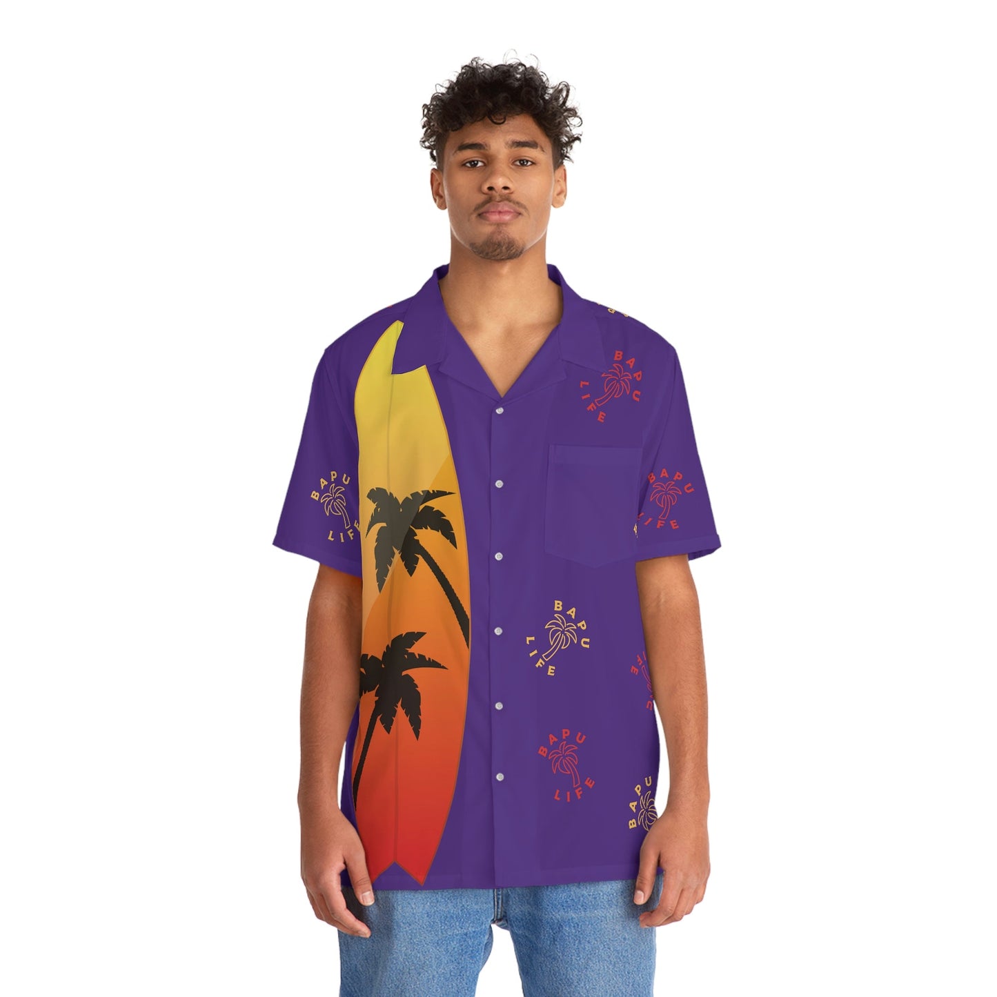 Surfing Sunset Hawaiian Shirt