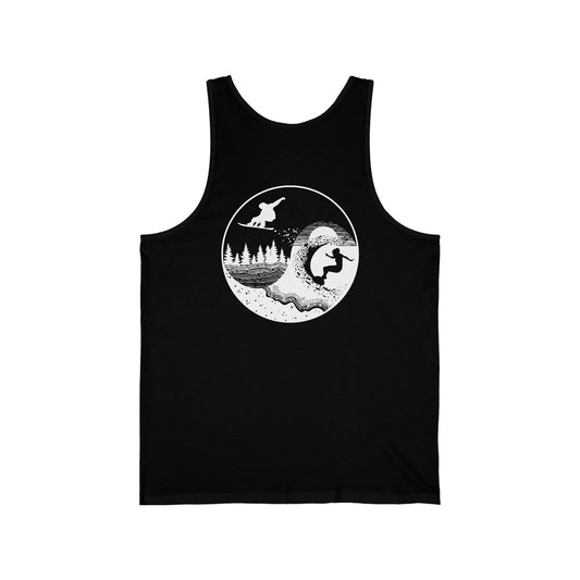 Two Worlds One Vibe tank