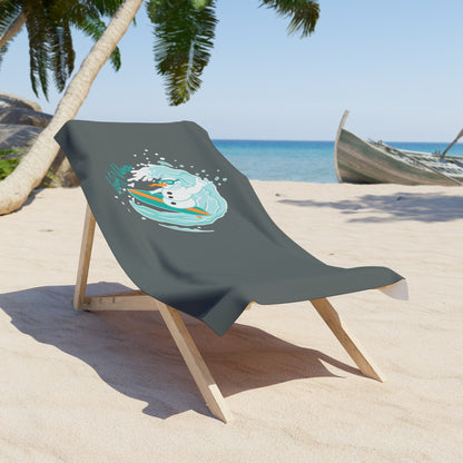 Frosty Vibes Beach Towel