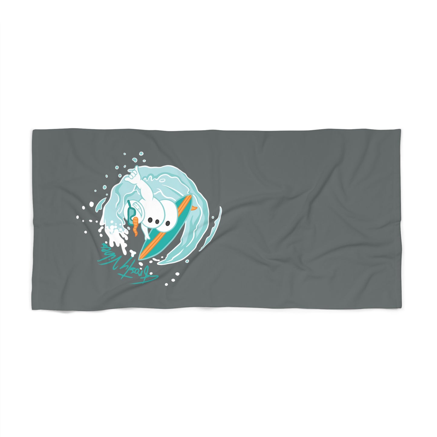 Frosty Vibes Beach Towel