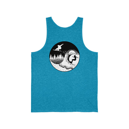 Two Worlds One Vibe tank
