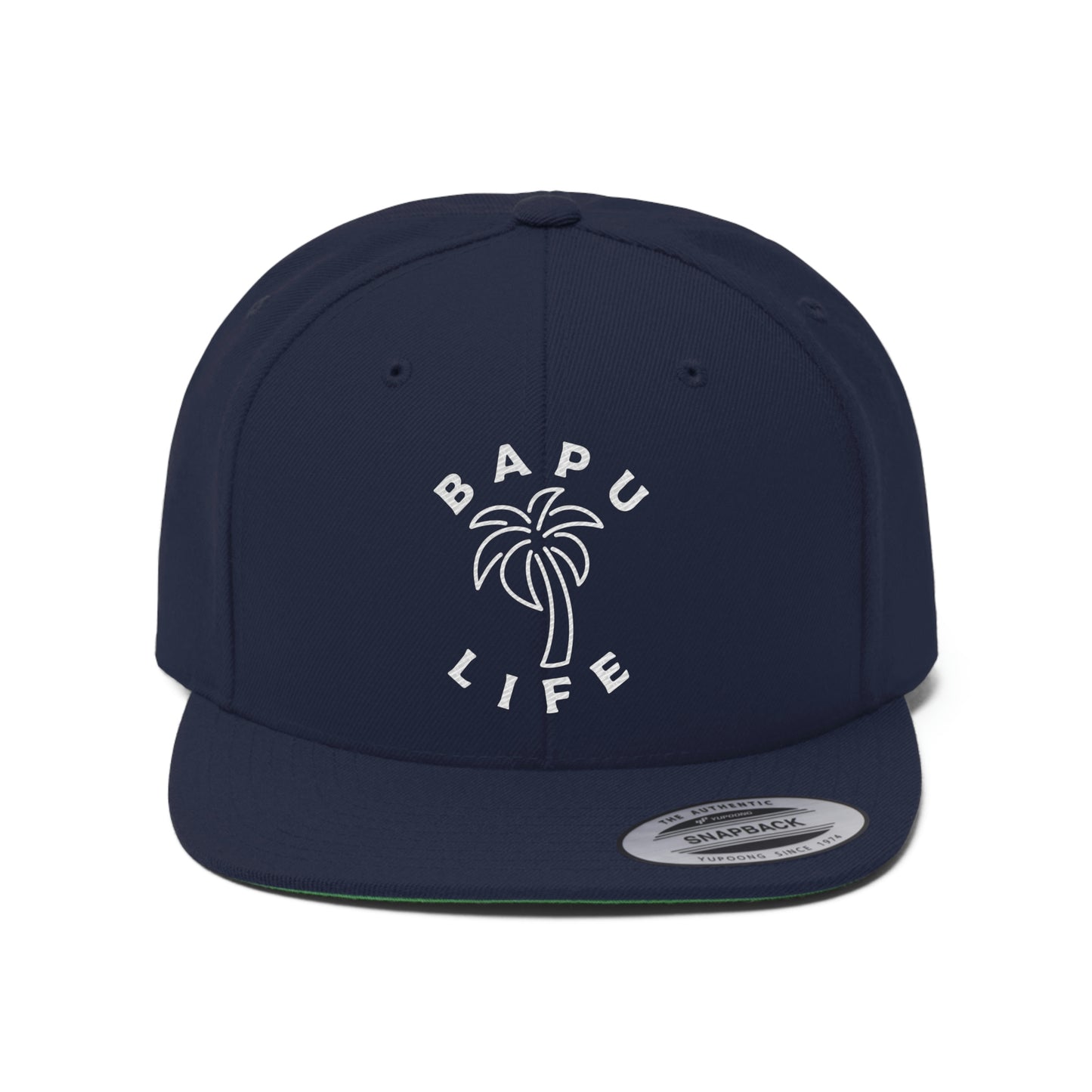 Palm Tree Flat Bill Hat