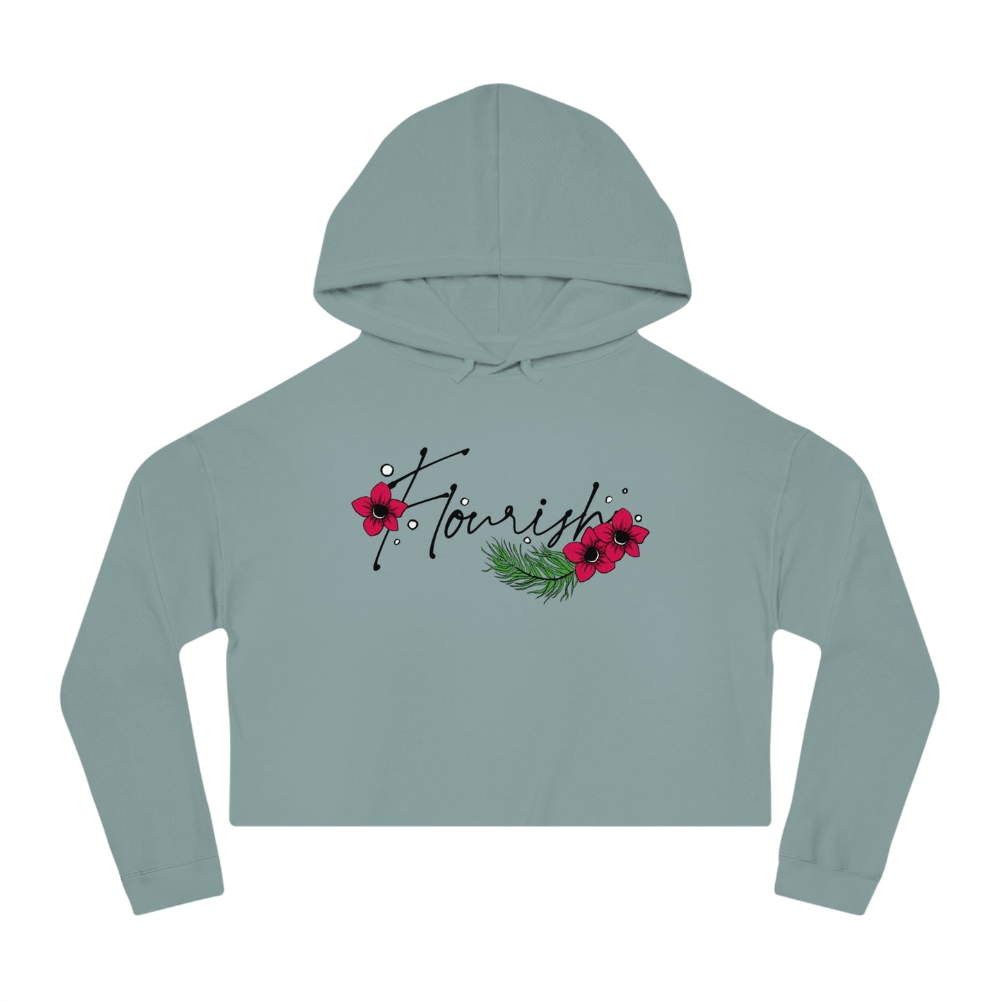 Flourish Cropped Hoodie