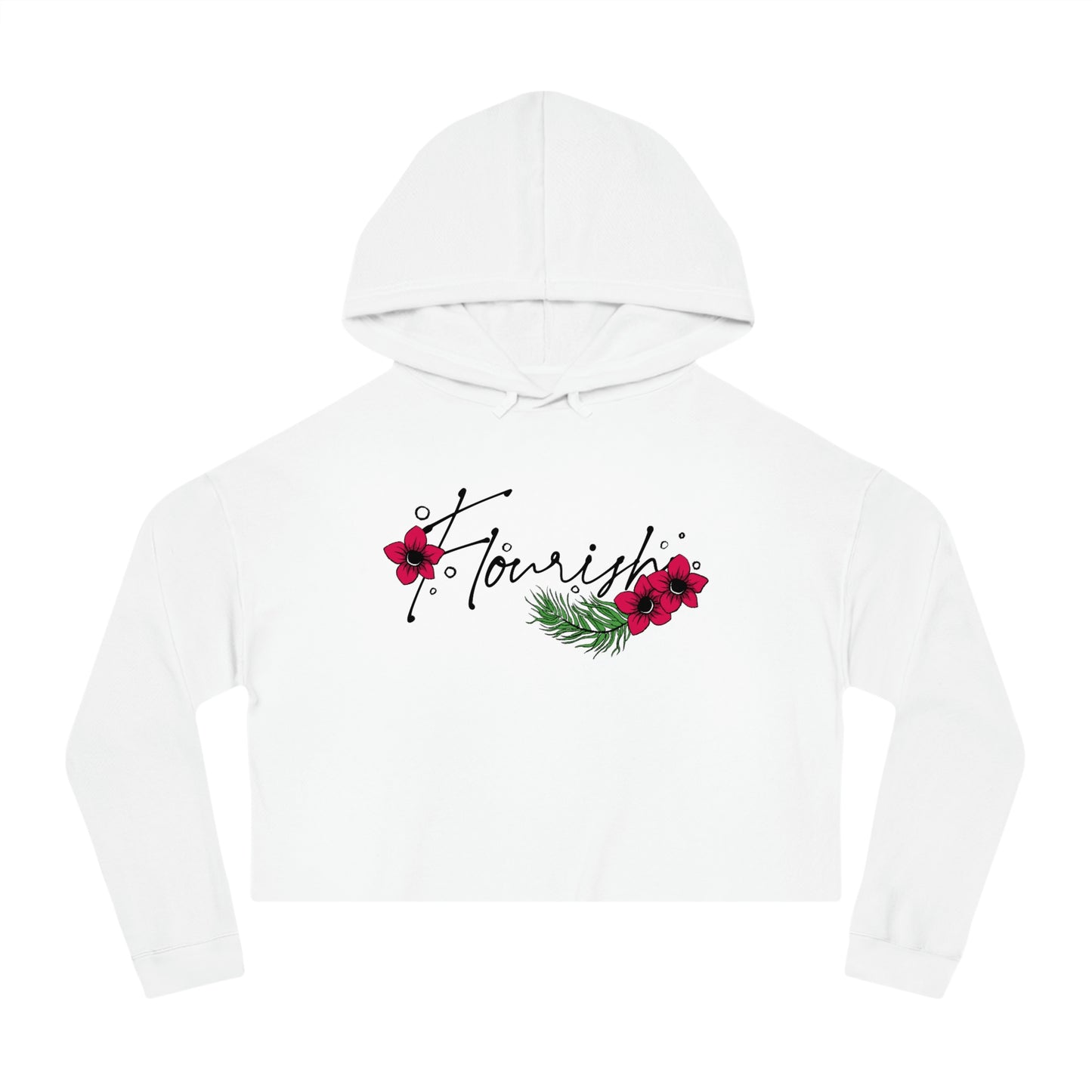 Flourish Cropped Hoodie