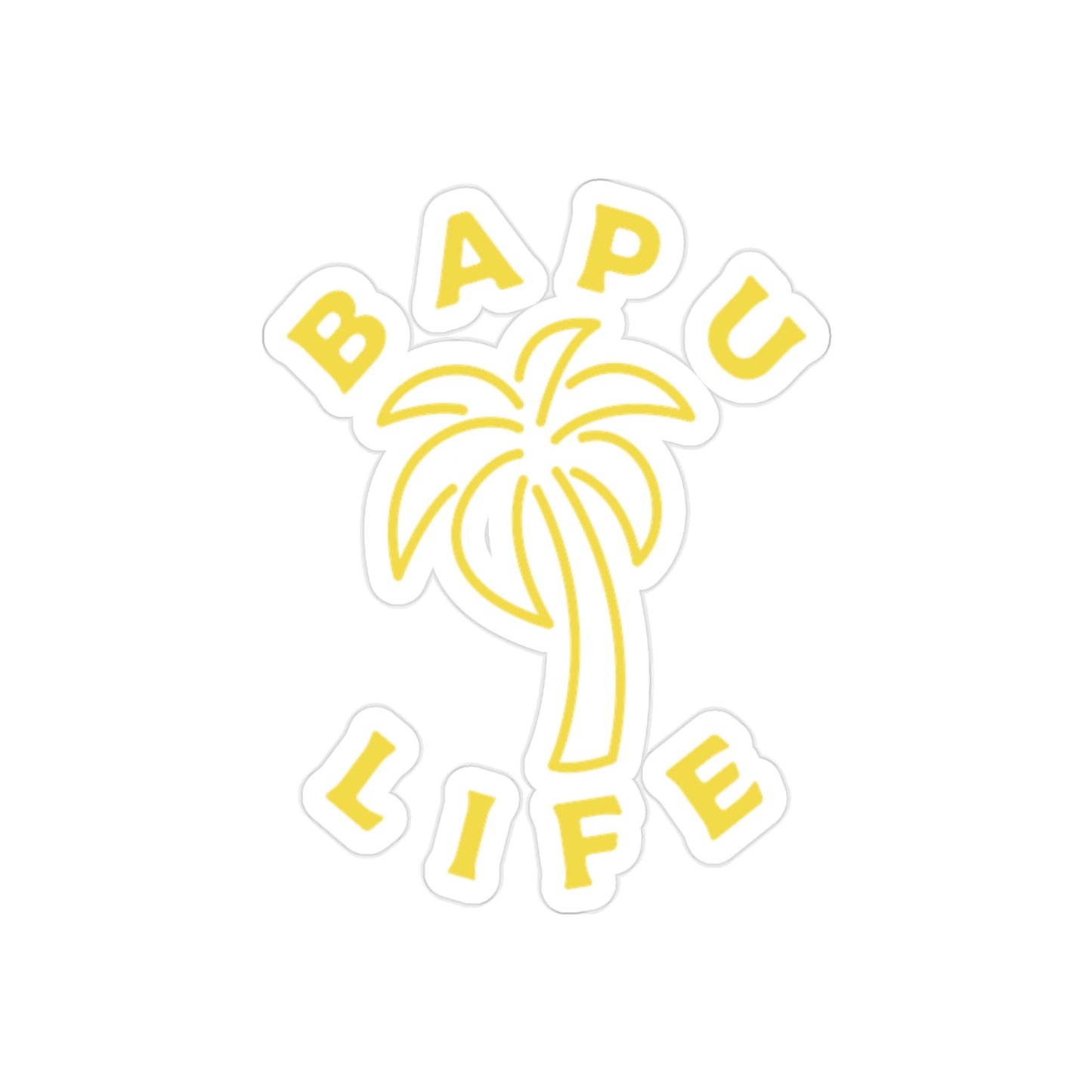 Die-Cut Palm Tree Sticker