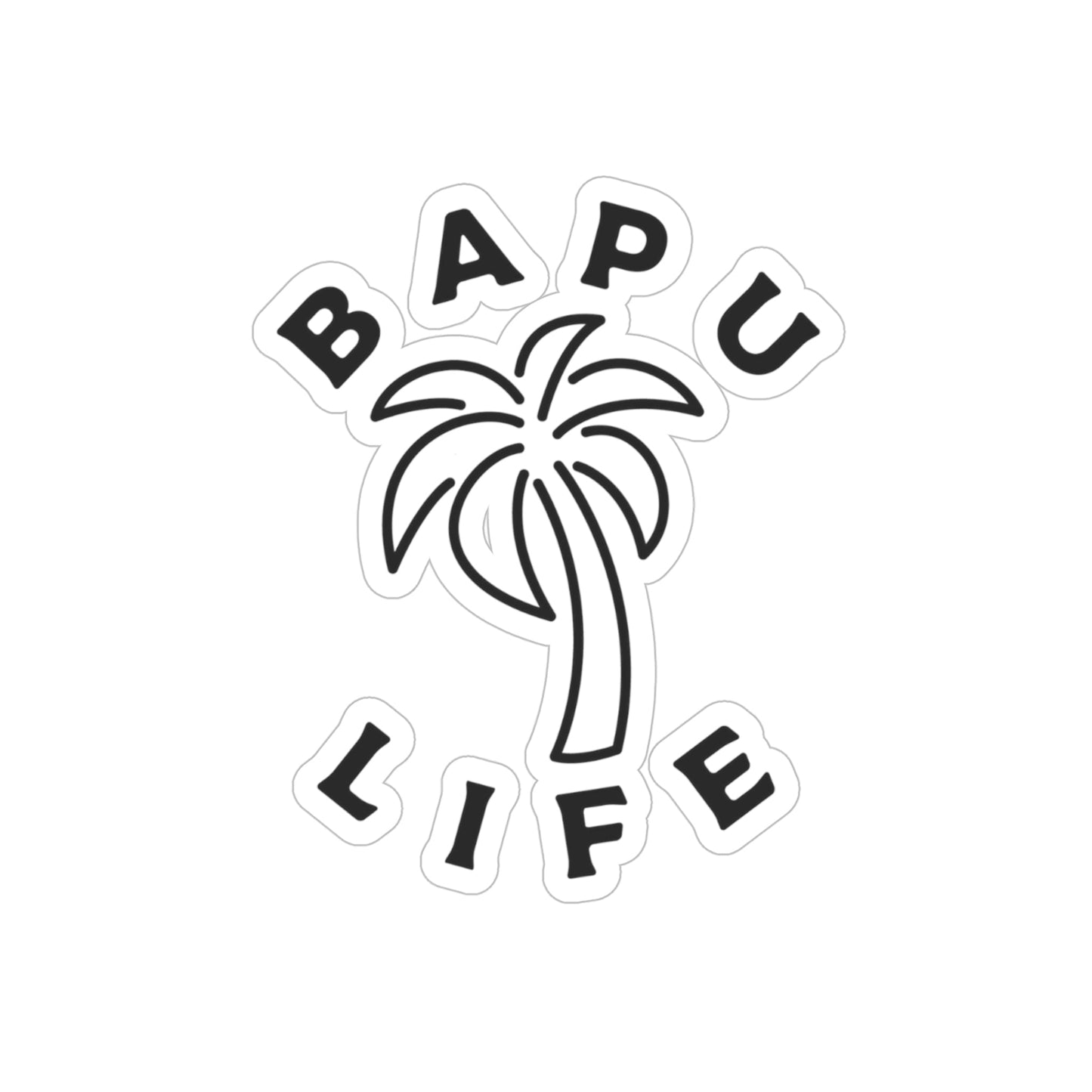 Die-Cut Palm Tree Sticker