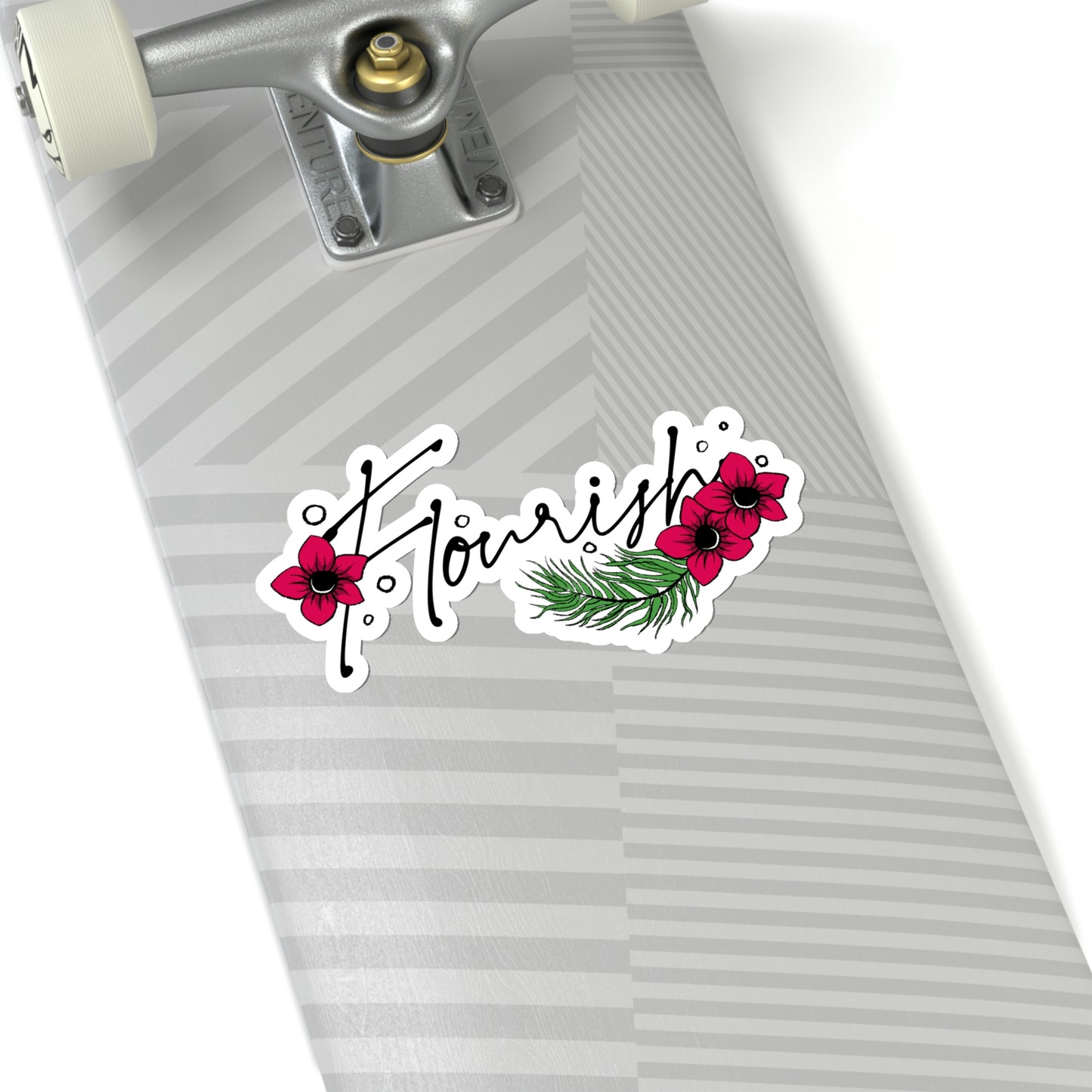 Flourish Kiss-Cut Stickers