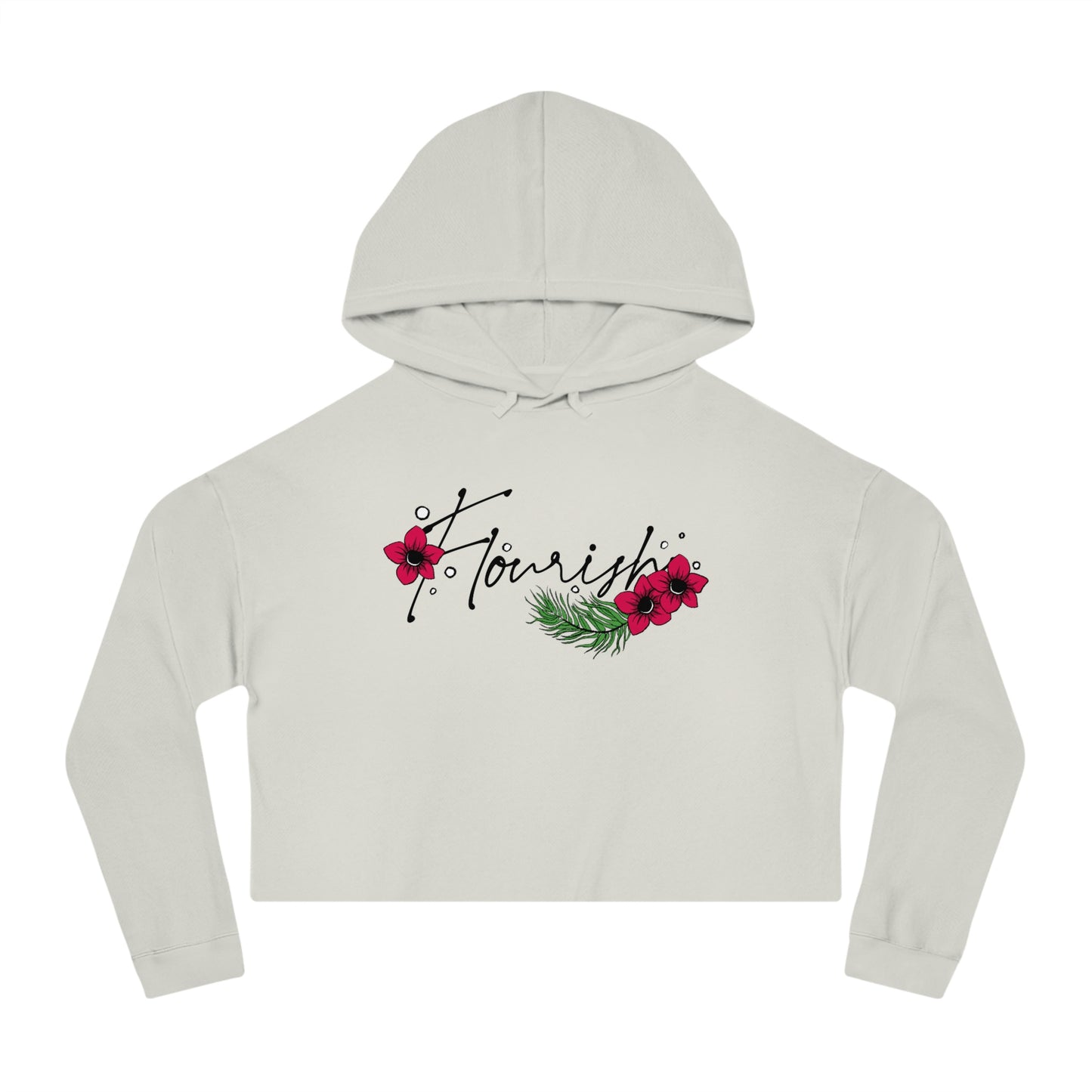 Flourish Cropped Hoodie